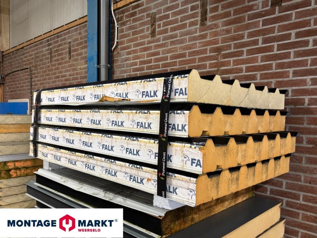 C-keus sandwichpanelen | Dak & Wand | Goedkoop | OP=OP, Doe-het-zelf en Verbouw, Platen en Panelen, Ophalen, Zo goed als nieuw