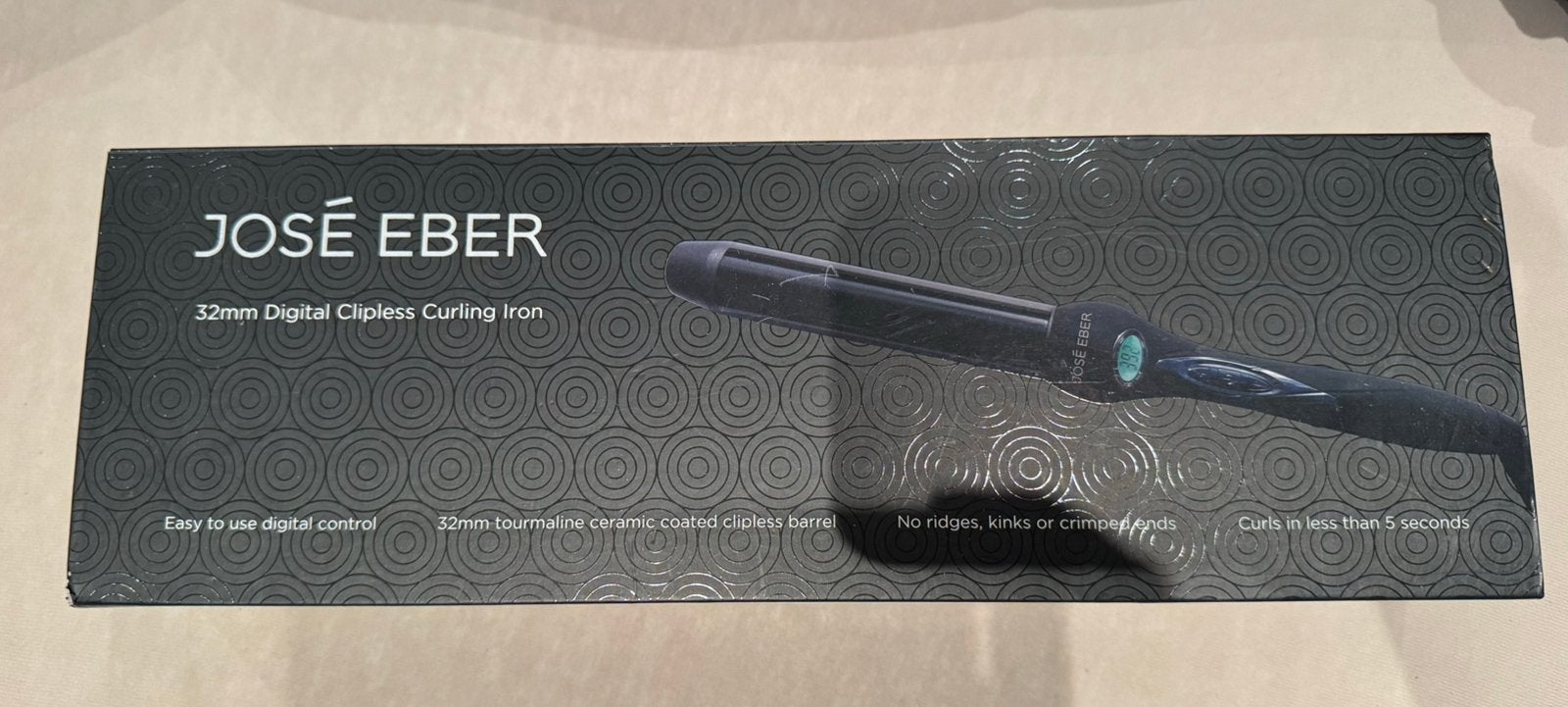 José Eber Clipless Curling Iron 32mm, Ophalen, Zo goed als nieuw