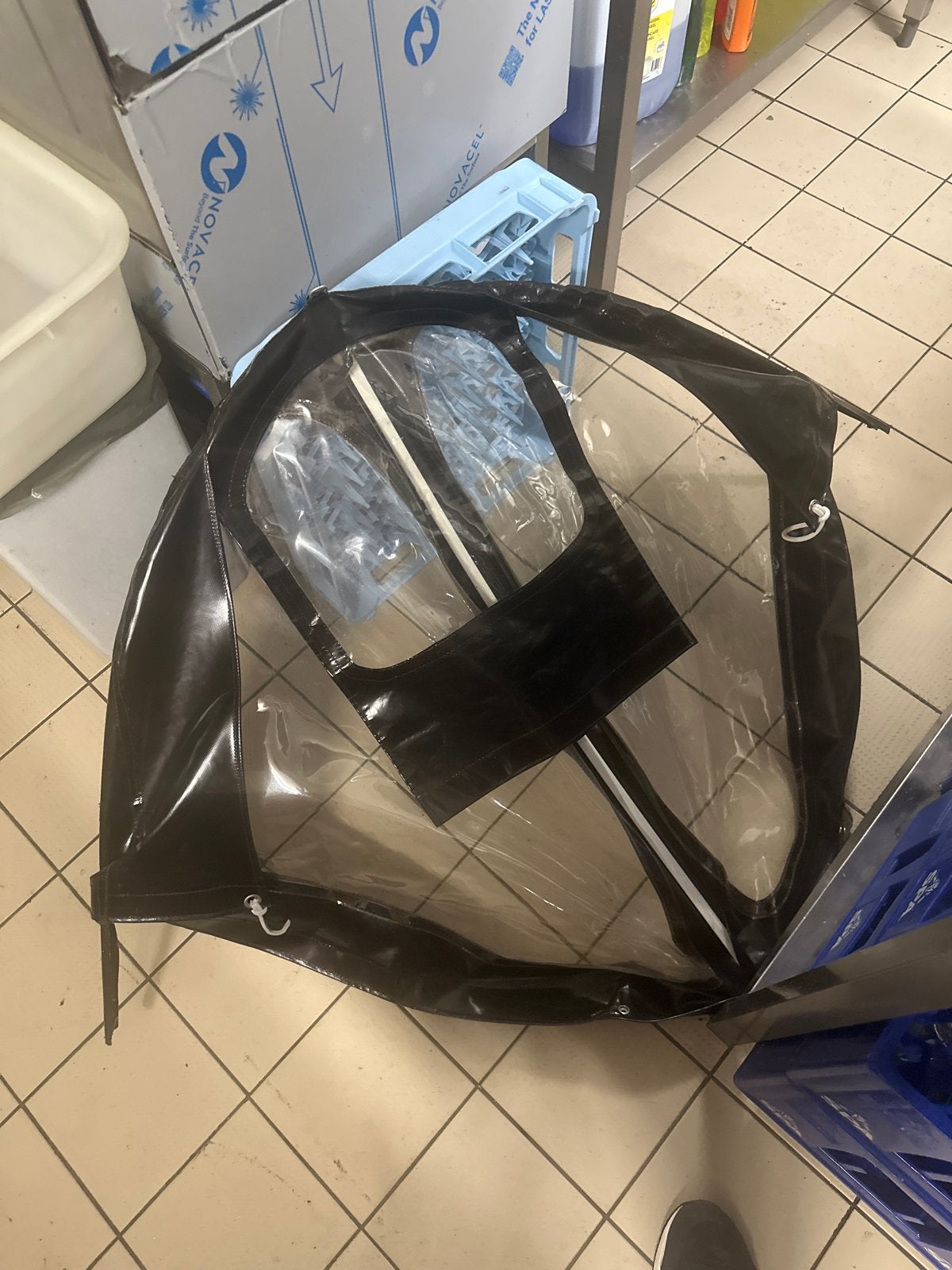 Regenhoes voor fietskar of aanhanger, Ophalen of Verzenden, Gebruikt, Overige typen, Minder dan 20 kg