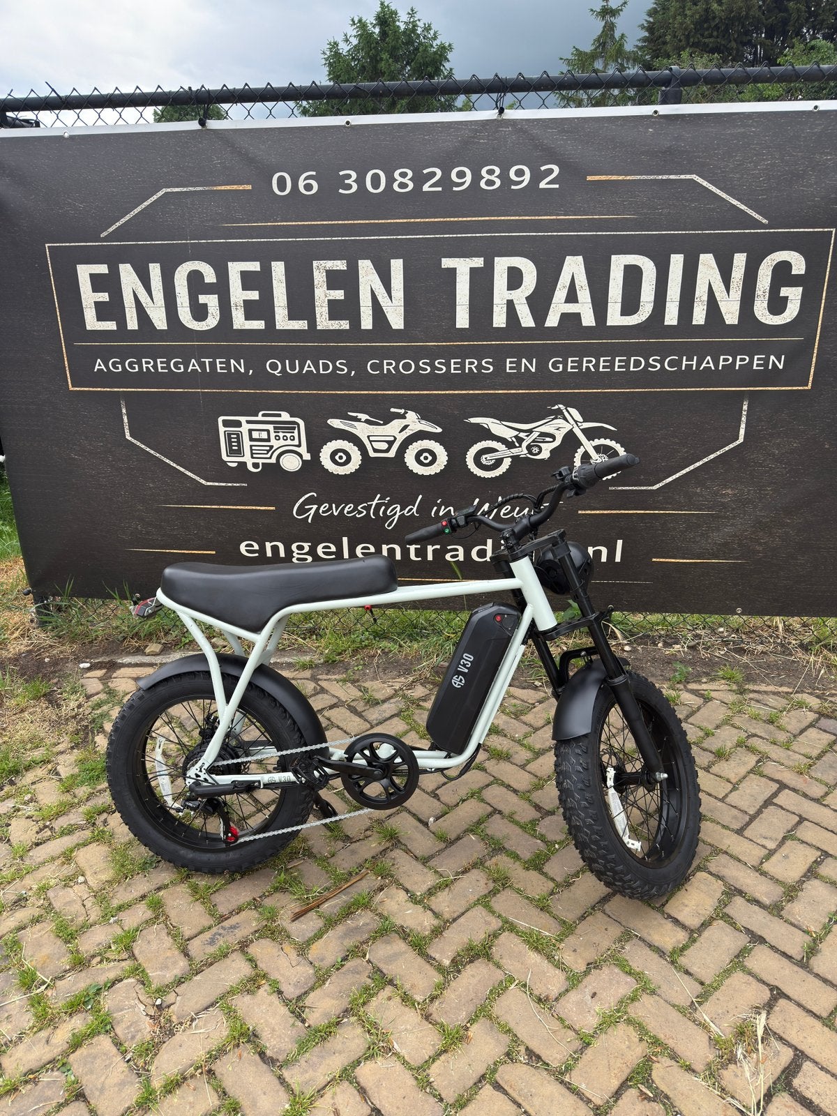 Fatbike cruiser herenfiets ondersteuning gashandel, Ophalen, Nieuw, Staal