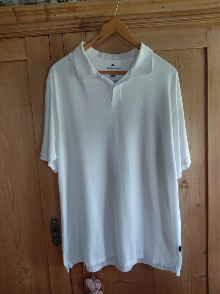 Als nw wit ANGELO LITRICO heren poloshirt mt XXXL, Kleding | Heren, Grote Maten, Angelo Litrico, Wit, Shirt, Ophalen of Verzenden