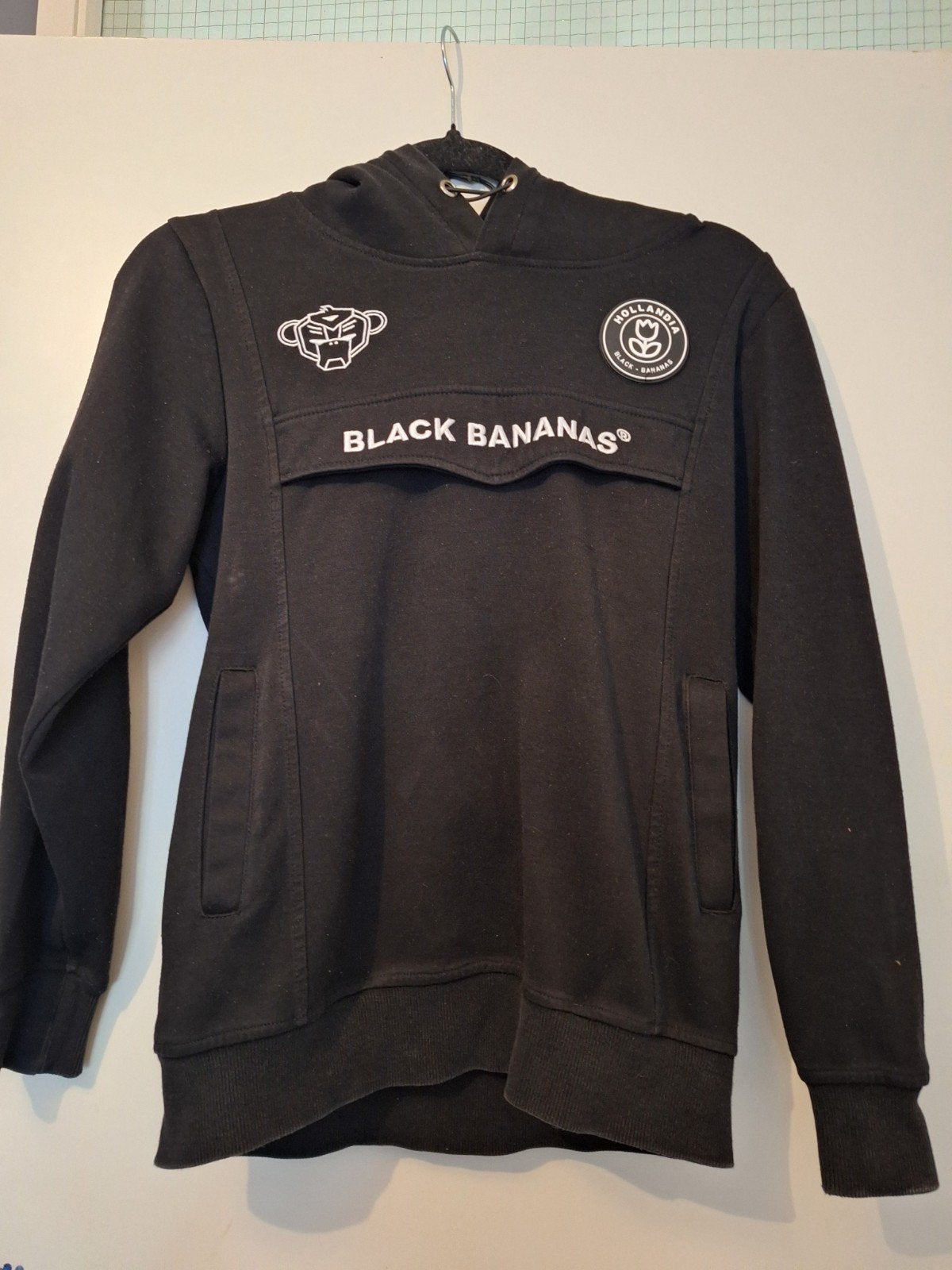 Black Bananas Anorak Hoodie Zwart - XS, Zwart, Ophalen of Verzenden, Black Bananas, Gedragen