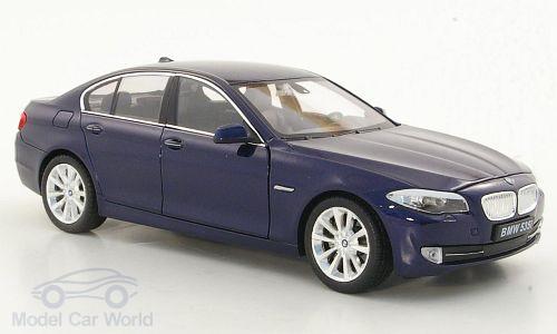 Schaalmodel BMW 535i donkerblauw, Ophalen of Verzenden, Nieuw, Auto