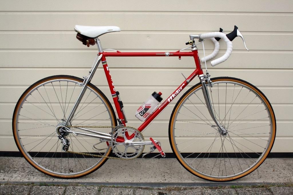 Francesco Moser racefiets - Campagnolo Super Record - 57cm, Fietsen en Brommers, 28 inch, Zo goed als nieuw, 57 tot 61 cm, Ophalen