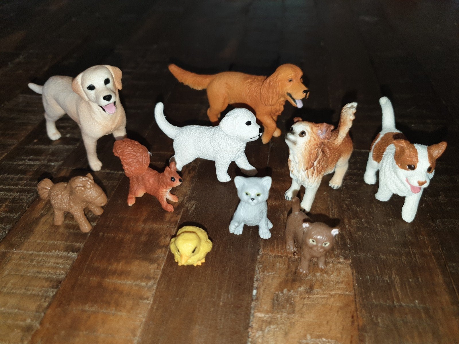 diertjes van schleich honden poezen, Ophalen of Verzenden, Zo goed als nieuw, Hond of Kat, Beeldje of Figuurtje