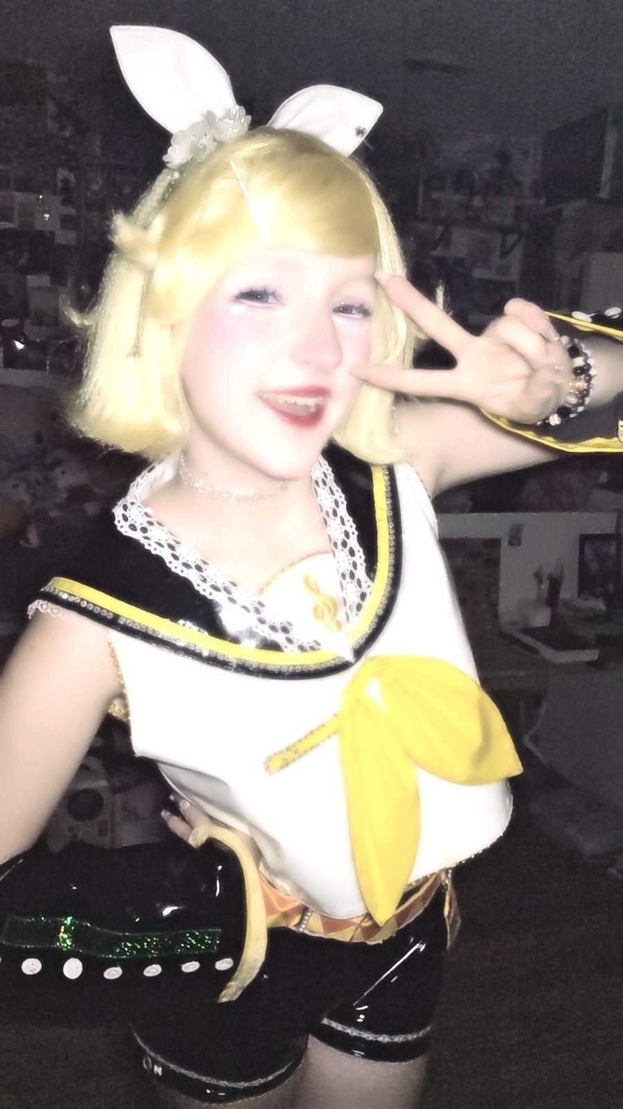 Rin cosplay vocaloid, Ophalen of Verzenden, Gebruikt, Pak of Jurk