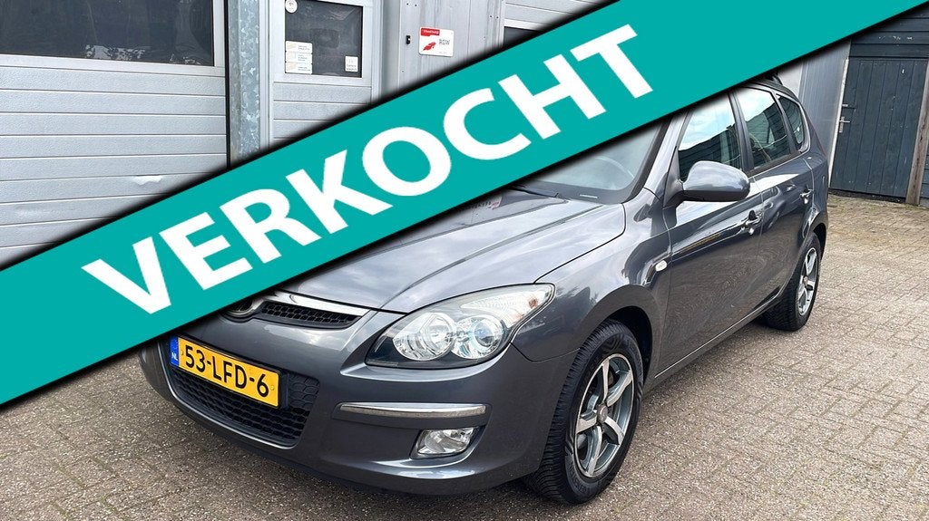 Hyundai I30 CW 1.6i Dynamic 2010-Clima-Cruise-Velgen-New APK, Stof, Gebruikt, 1591 cc, 4 cilinders