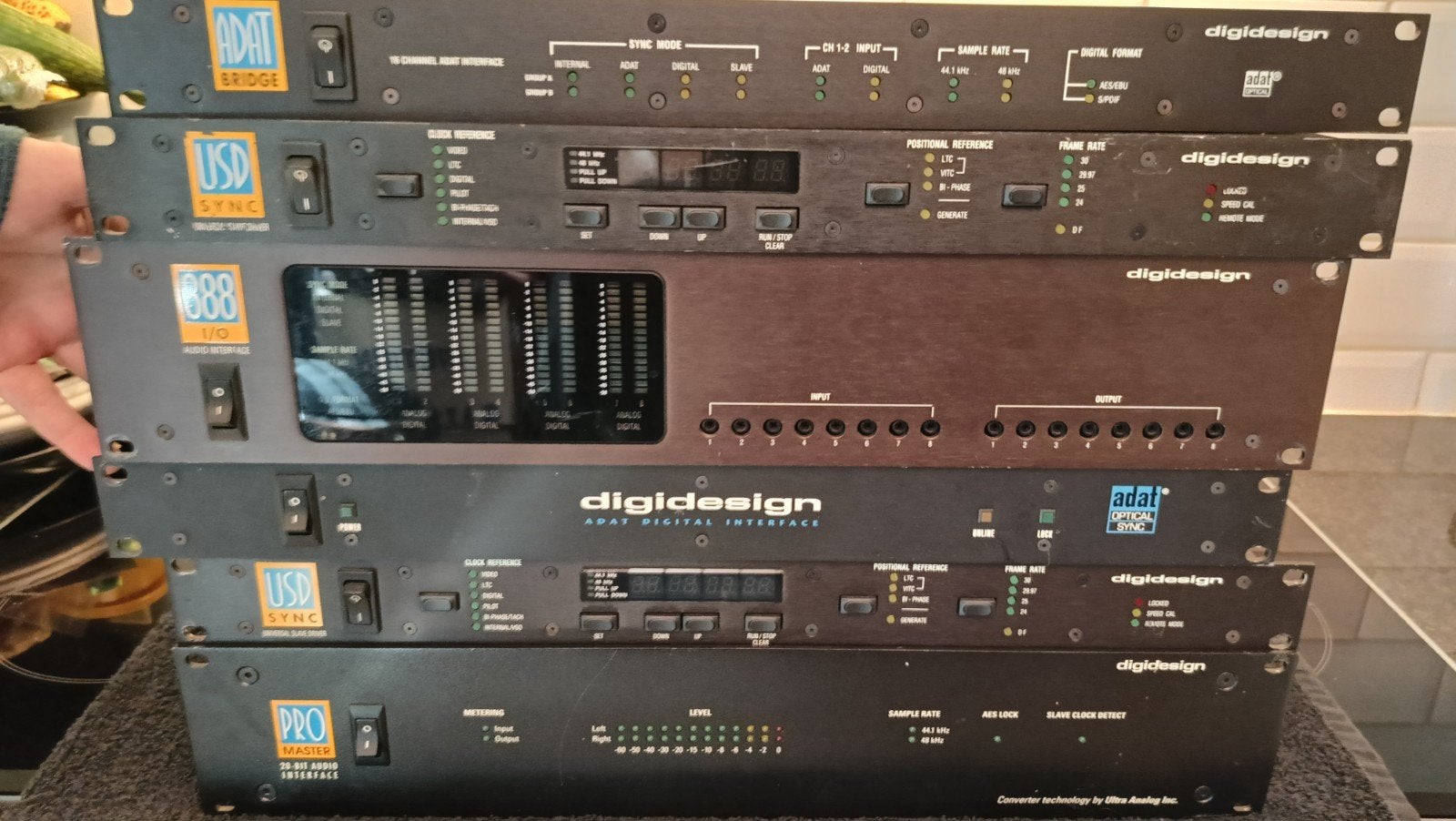 Digidesign set, Ophalen