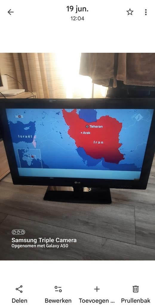 LG TV zonder afstandsbediening, Ophalen of Verzenden, Gebruikt, 60 tot 80 cm, LG