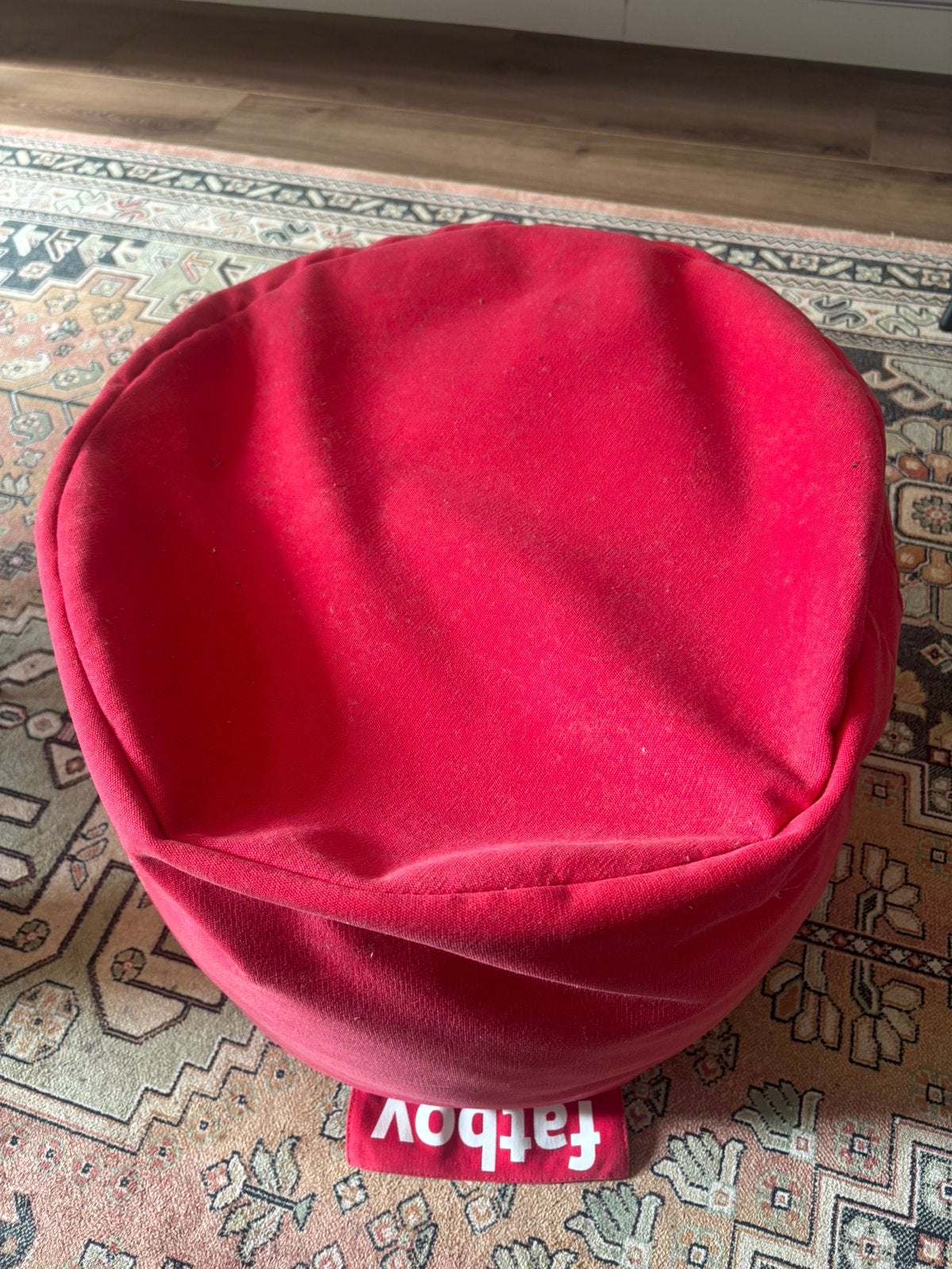 Fatboy Poef Point (rood), Ophalen, Gebruikt, Rood