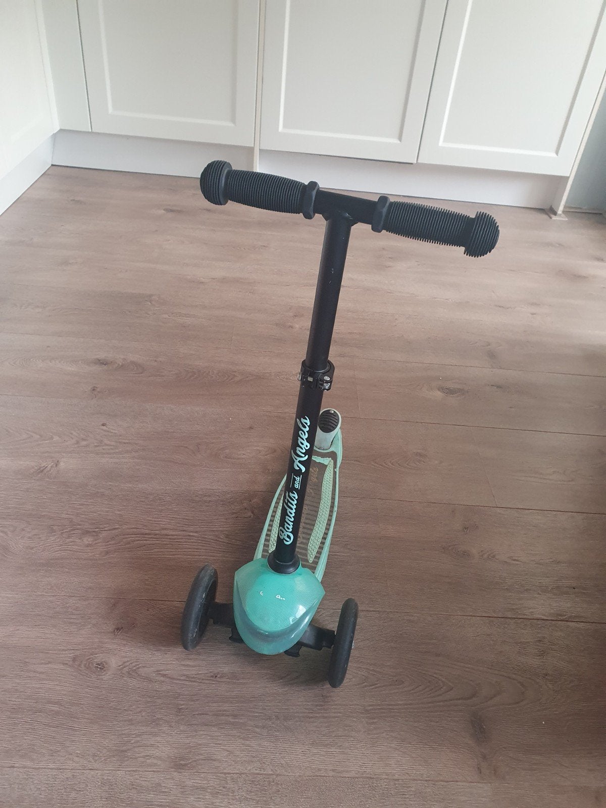 Step met drie wielen, Ophalen, Gebruikt
