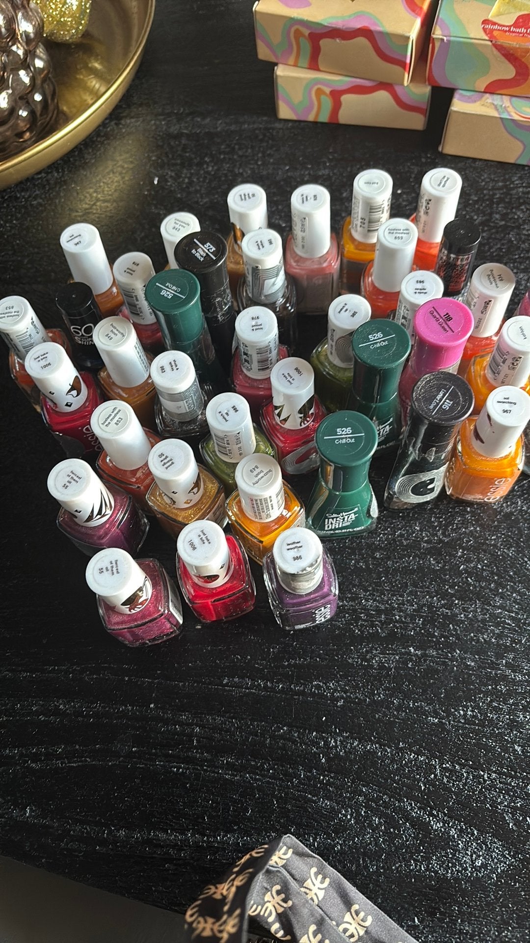 38flesjes nagelak, Ophalen of Verzenden, Nieuw, Overige kleuren, Handen en Nagels