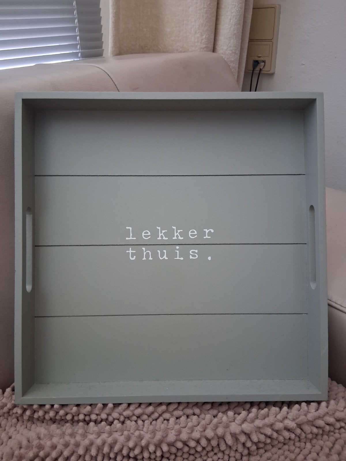 Nieuw Gusta Dienblad "Lekker Thuis" - Zonder kaartje, Ophalen of Verzenden