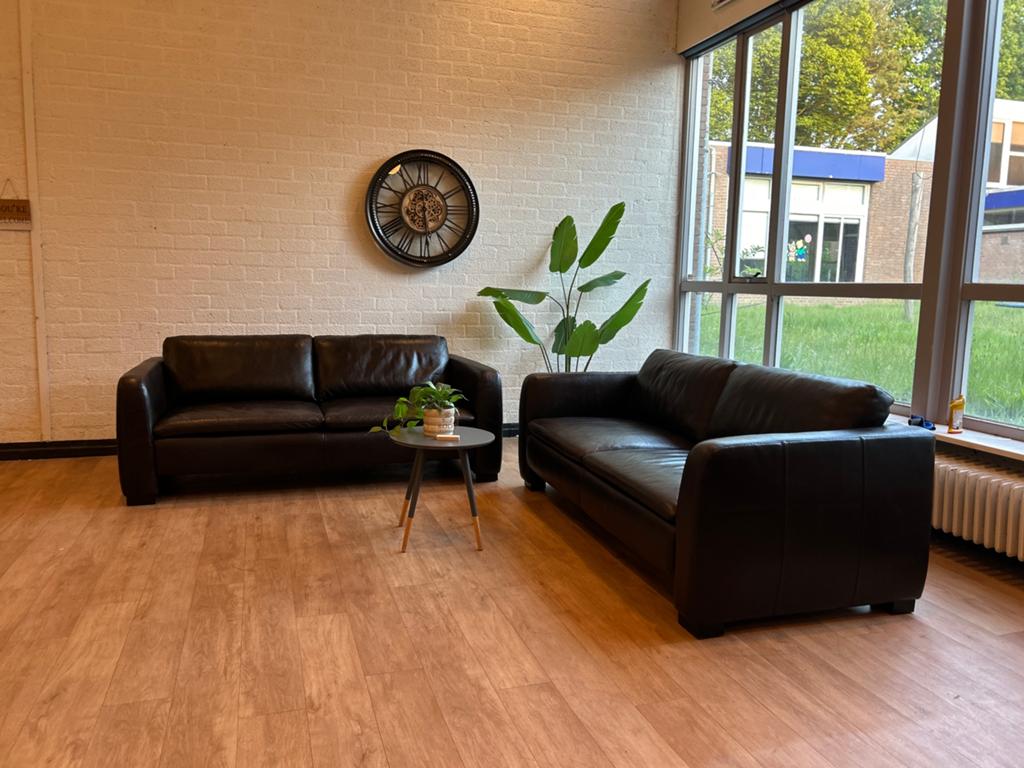 Leatherworld Luxe Leren 3-Zits Banken SETPRIJS| Donkerbruin