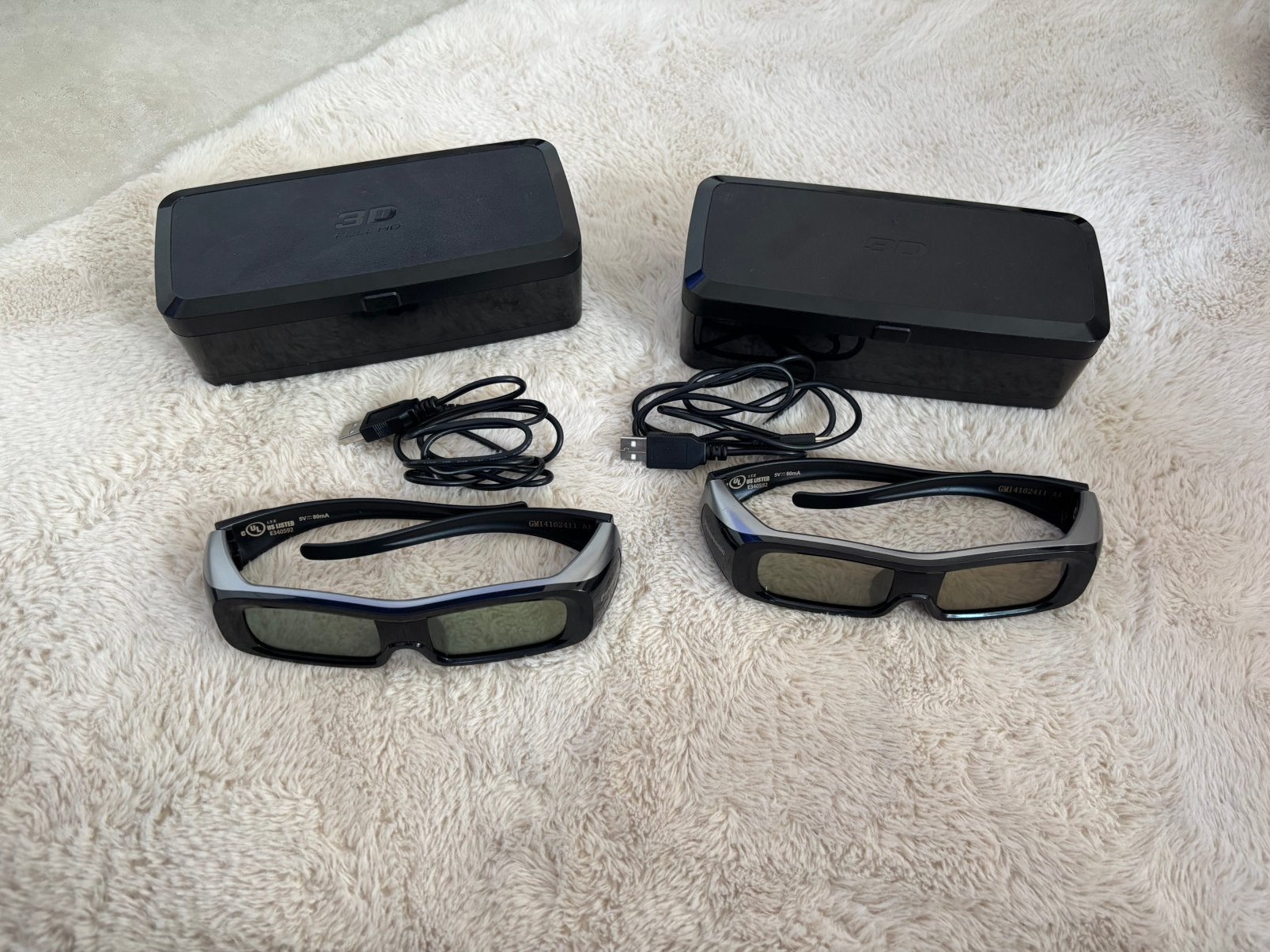 Panasonic Viera active 3D bril 2x, Ophalen of Verzenden, Zo goed als nieuw