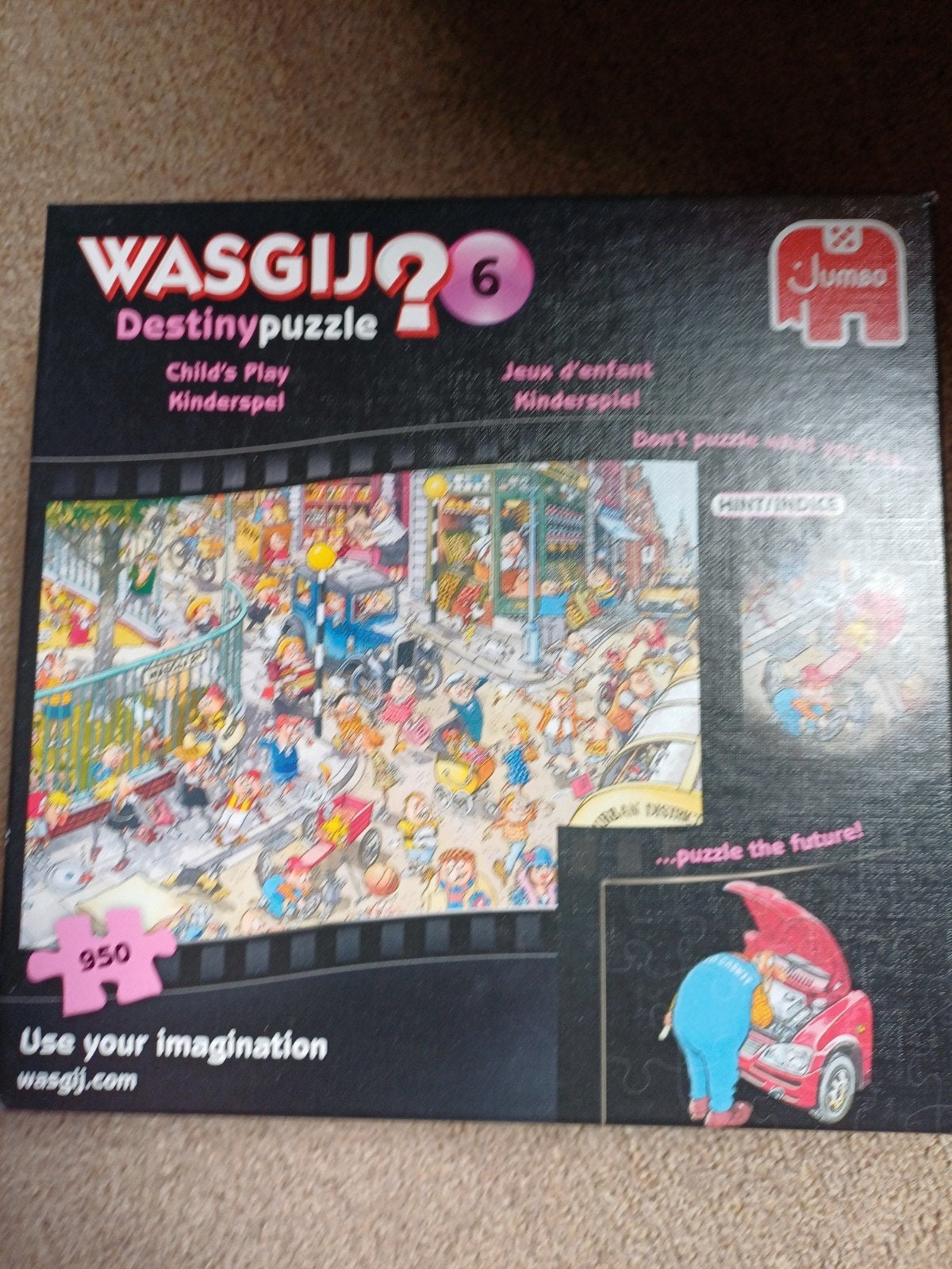 Wasgij Destiny 6: Child's Play (Kinderspel) 950 stukjes, Ophalen of Verzenden, 500 t/m 1500 stukjes, Gebruikt, Legpuzzel