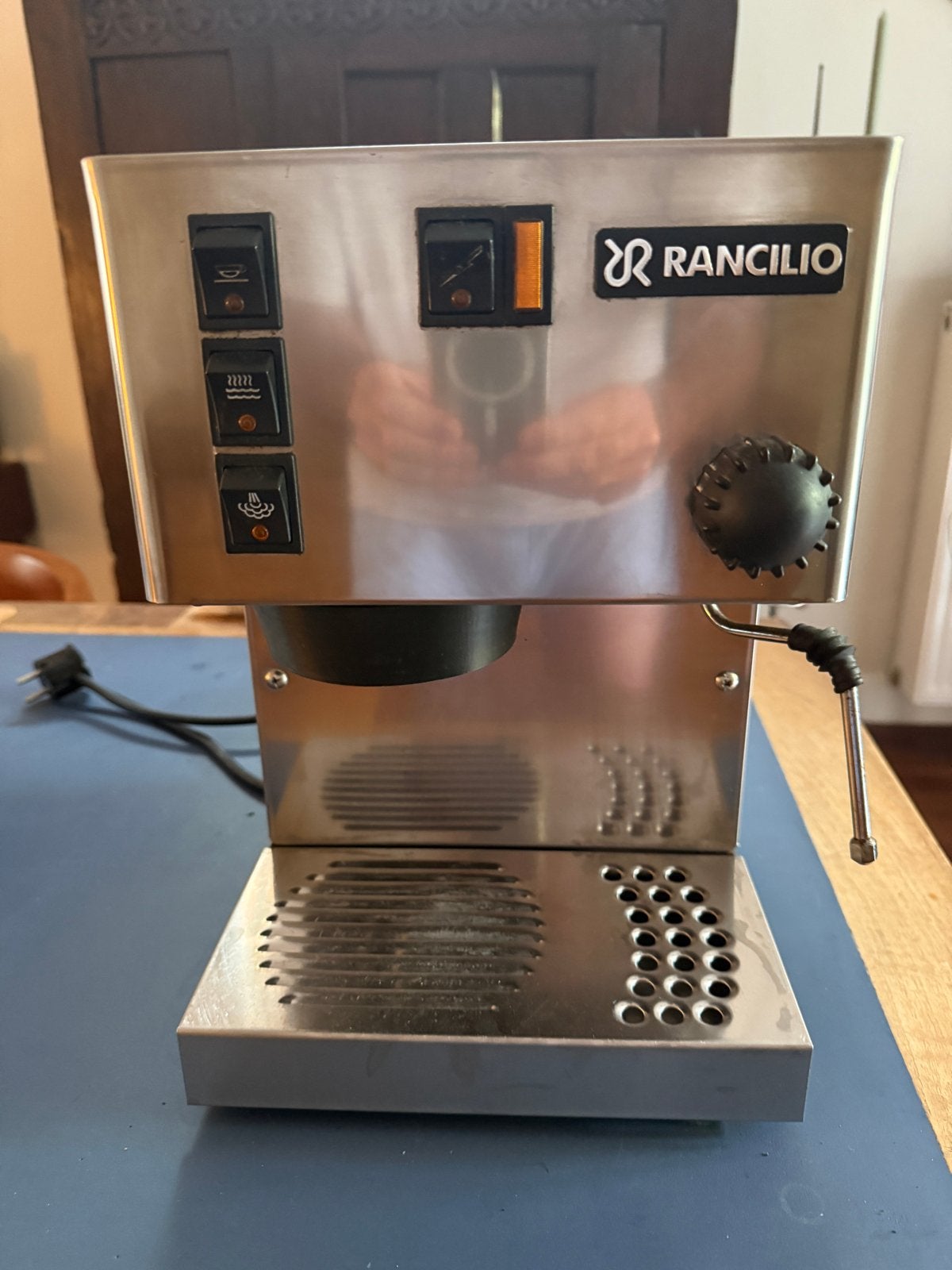 Rancilio Silvia v2, Gebruikt, Espresso apparaat, Gemalen koffie, 1 kopje