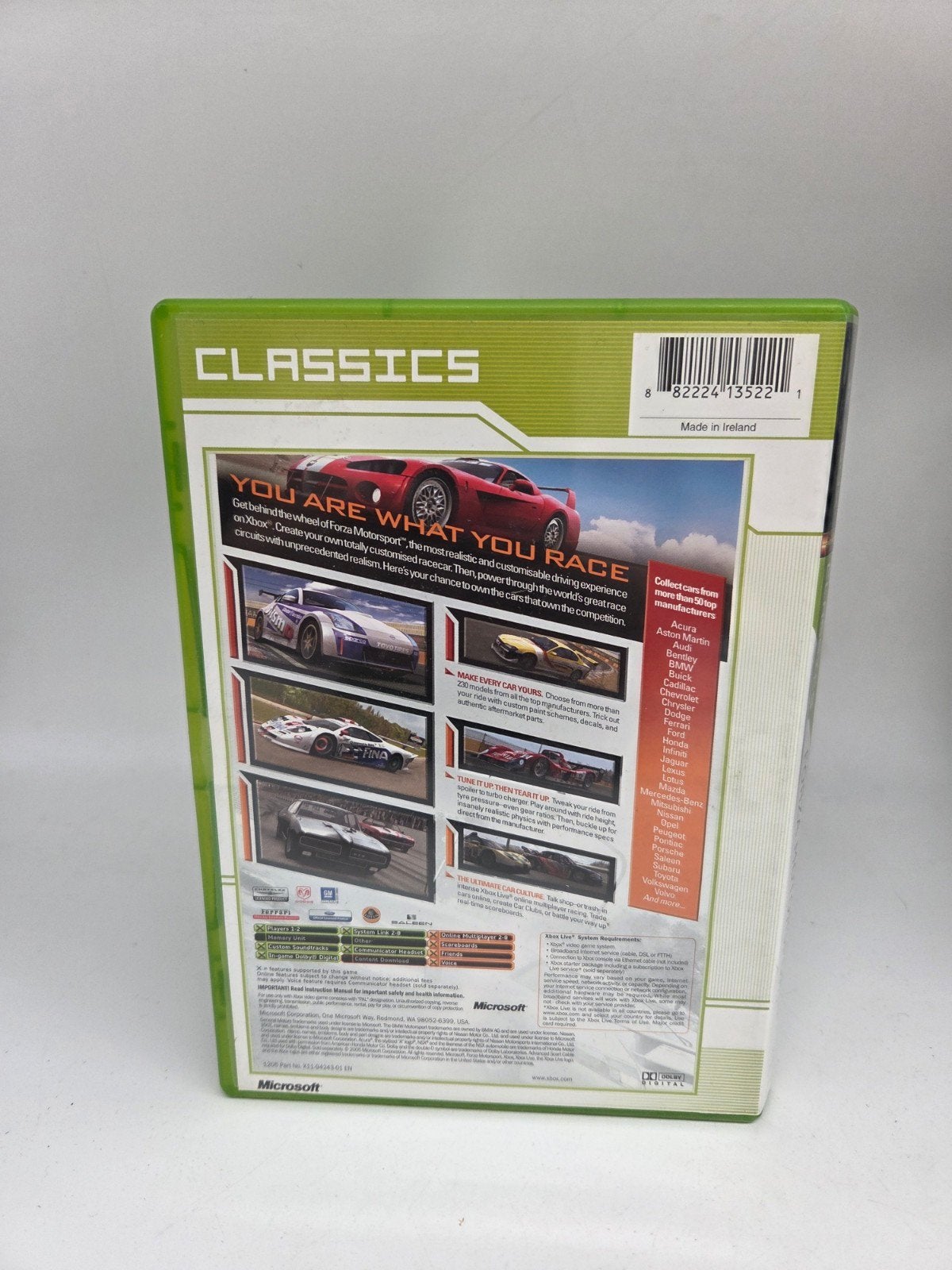 Forza Motorsport Xbox Classics - Racegame, Online, Gebruikt, One Microsoft Way, Redmond, WA 98052, USA, Microsoft