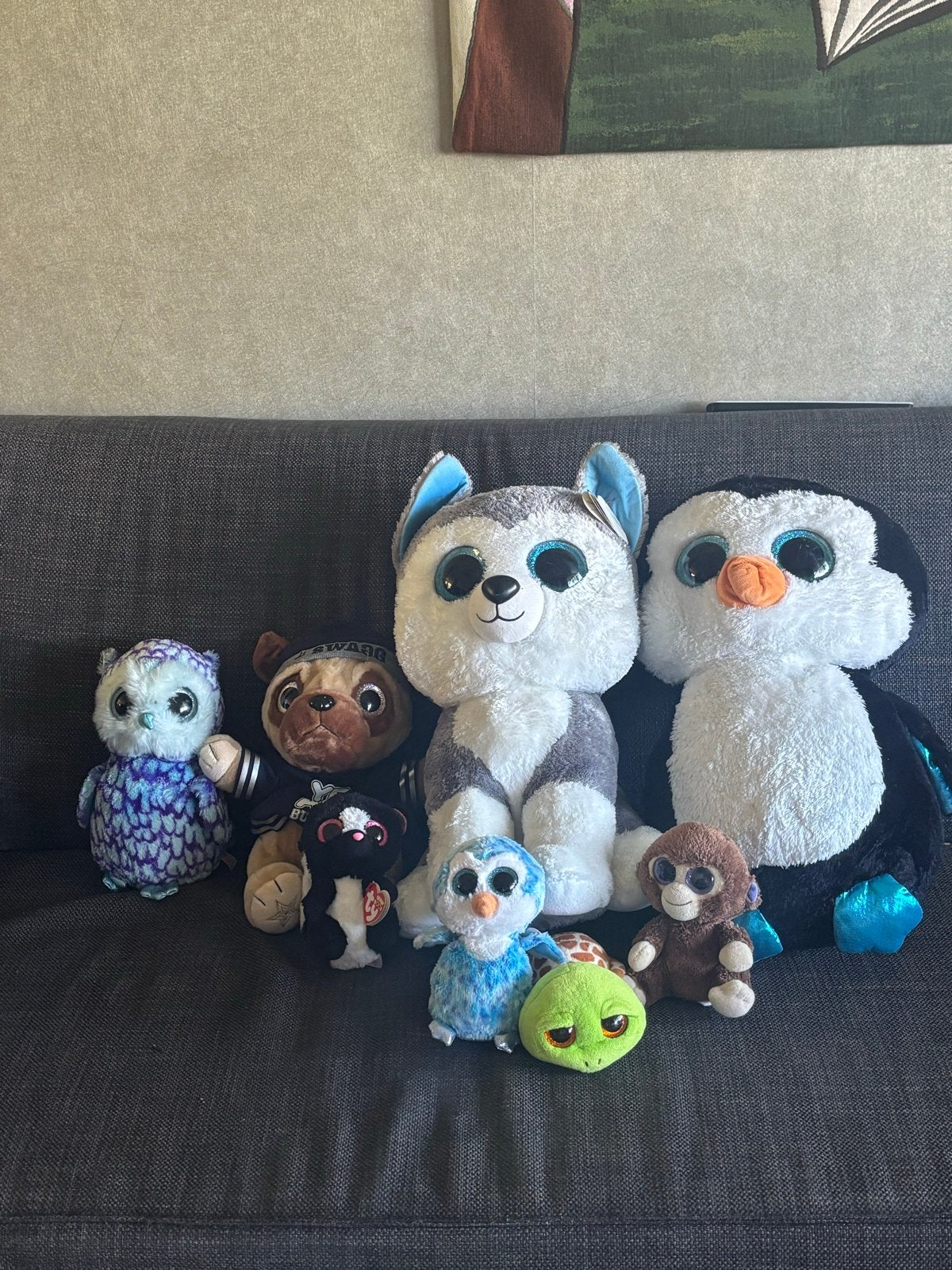 Diverse Knuffelcollectie: Ty Beanie Boos en meer, Ophalen, Gebruikt, Met label, Klein (minder dan 20 cm)