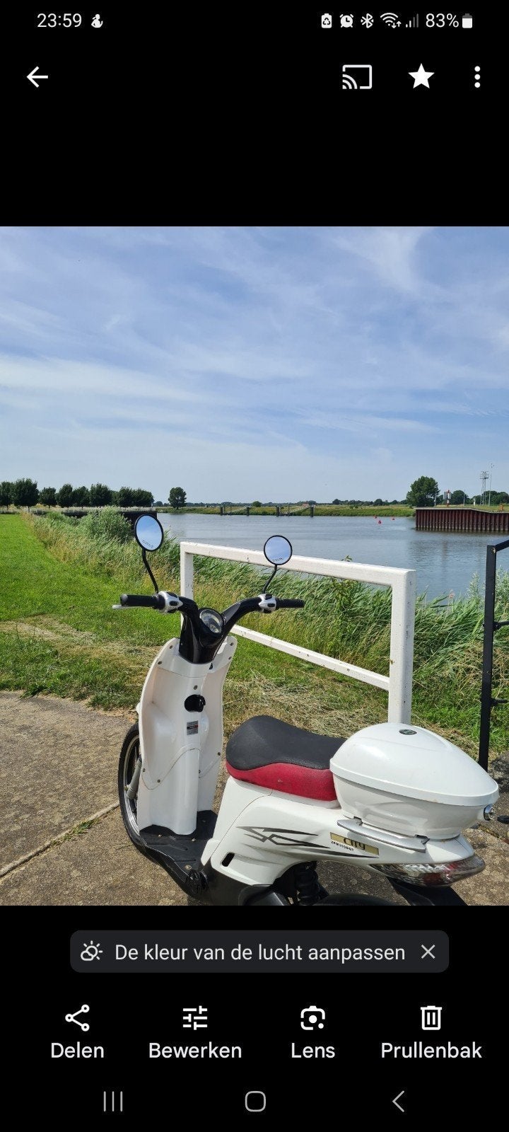 Nimoto snorscooter elektrisch!, Fietsen en Brommers, Ophalen, Gebruikt, Elektrisch, Overige merken