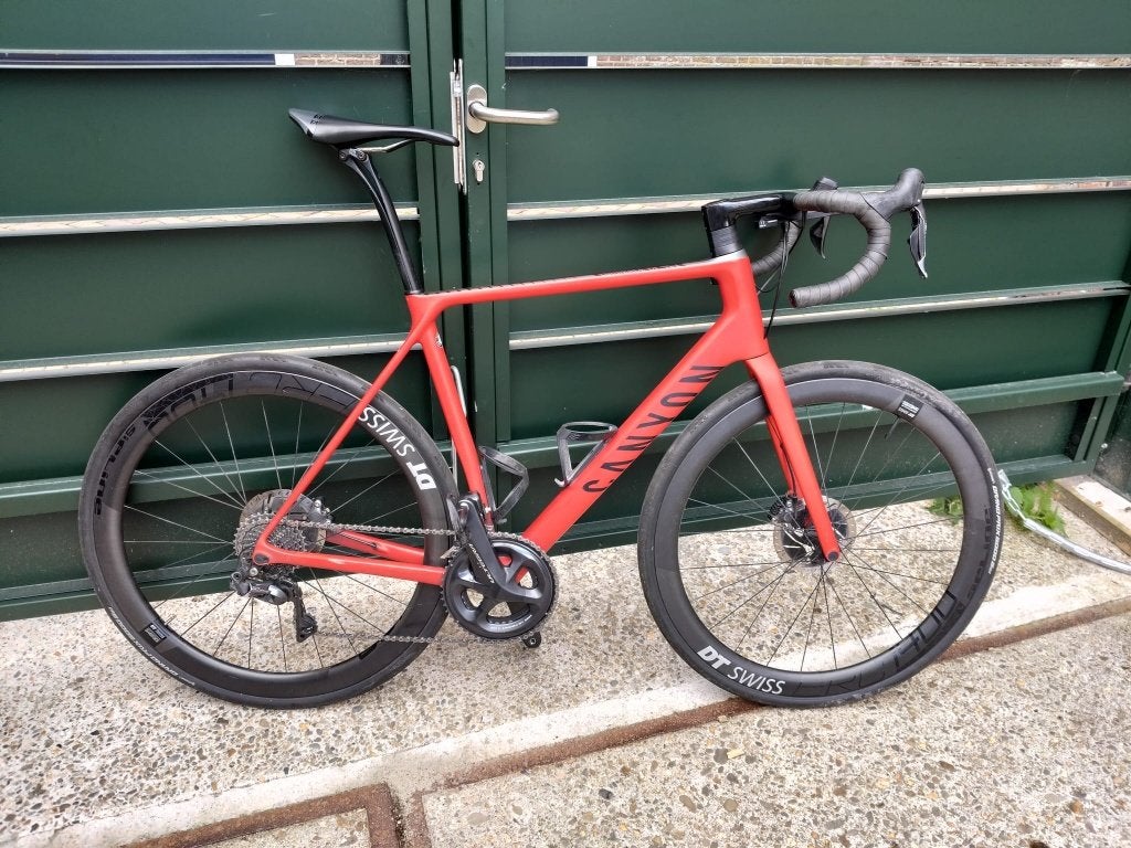 Canyon Endurace CF SLX 8.0 carbon racefiets, L, Di2, Ultegra, 28 inch, Carbon, Heren, Zo goed als nieuw