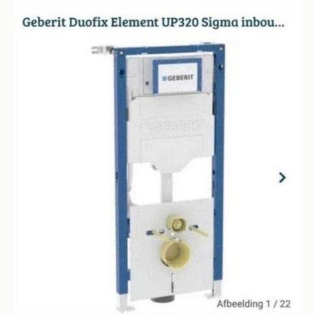 compleet toiletset frame en toiletpack Nieuw, Ophalen, Nieuw, Toilet