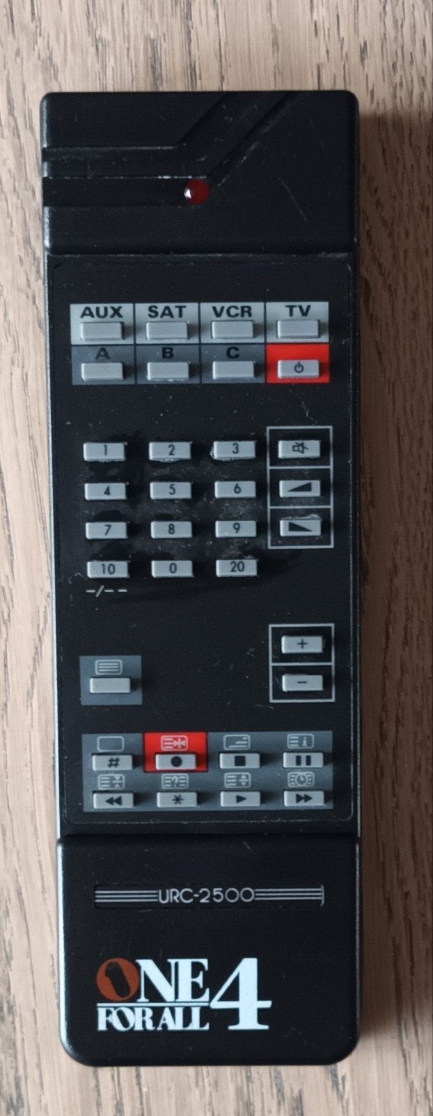 One For All URC-2500 Universele Afstandsbediening, Ophalen of Verzenden, Gebruikt, Universeel, Tv