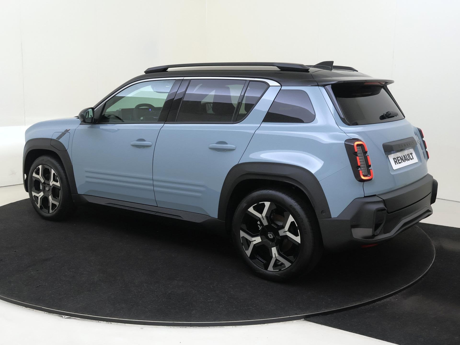 Renault 4 comfort range Techno 52 kWh | Harman Kardon Premiu, Auto's, Renault, 750 kg, 150 pk, Blauw, Leder en Stof