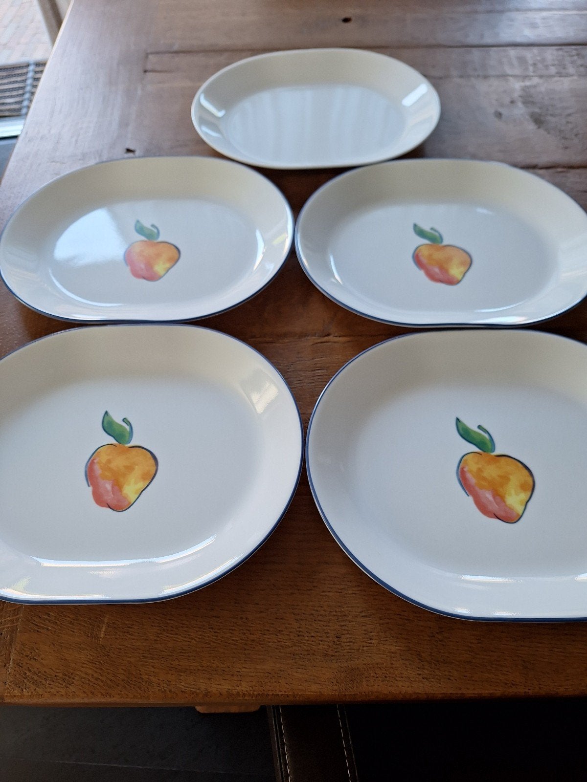 5 Grote ovale borden., Ophalen of Verzenden, Zo goed als nieuw, Bord(en), Overige stijlen
