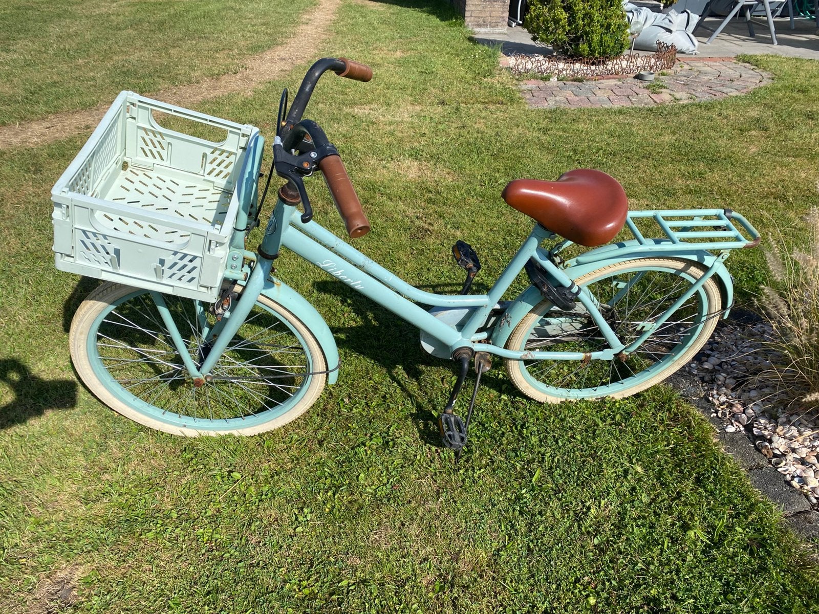 Meisje fiets 22“ Liberty, Fietsen en Brommers, Fietsen | Meisjes, Ophalen, Gebruikt, Terugtraprem, 22 inch