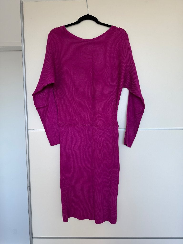 Everme gebreide jurk fuchsia/ paars maat S, Paars, Ophalen of Verzenden, Zo goed als nieuw, Maat 36 (S)