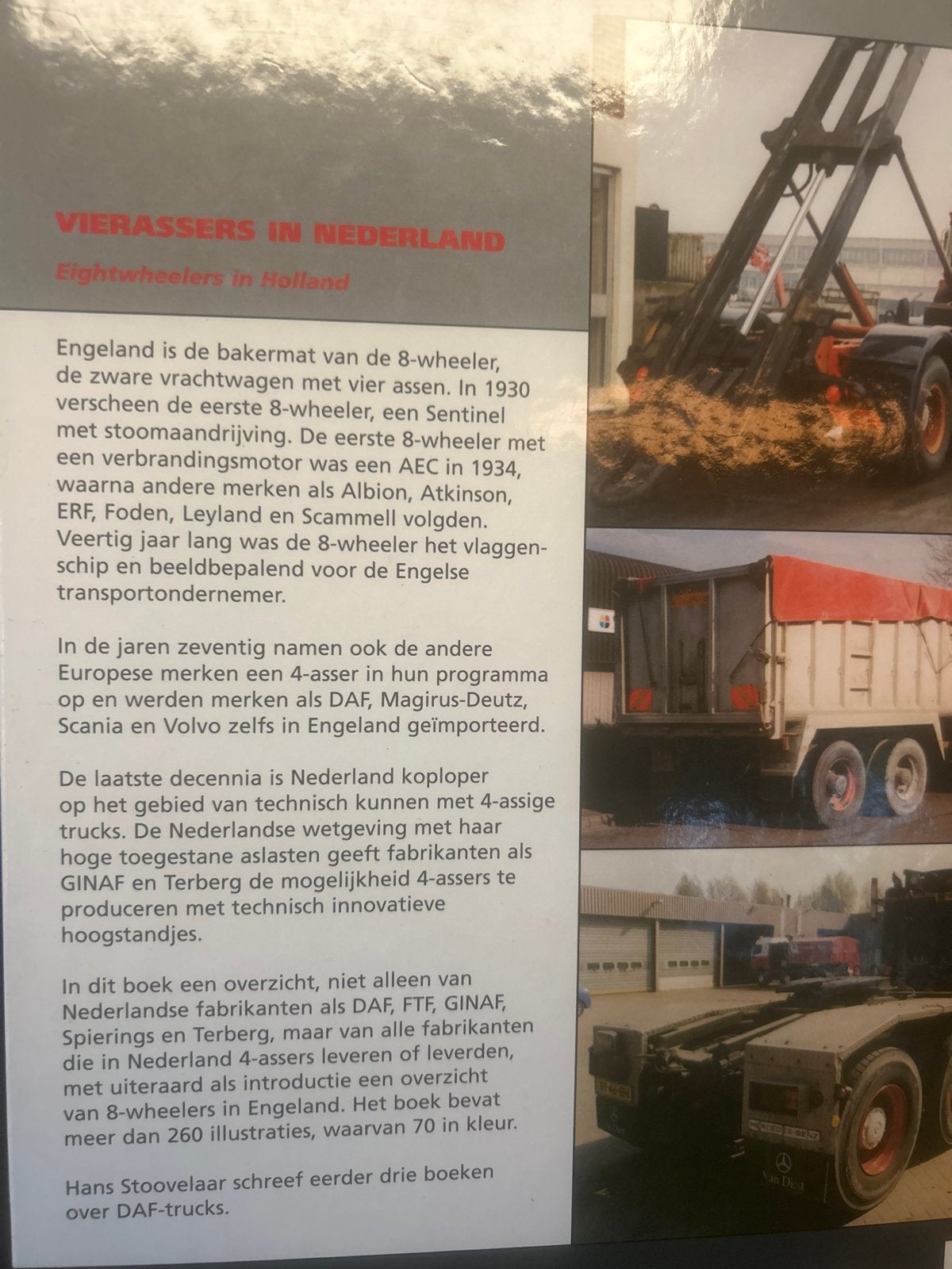 Vierassers in Nederland - Boek over vrachtwagens, Boeken, Ophalen of Verzenden, Zo goed als nieuw, Vrachtwagen