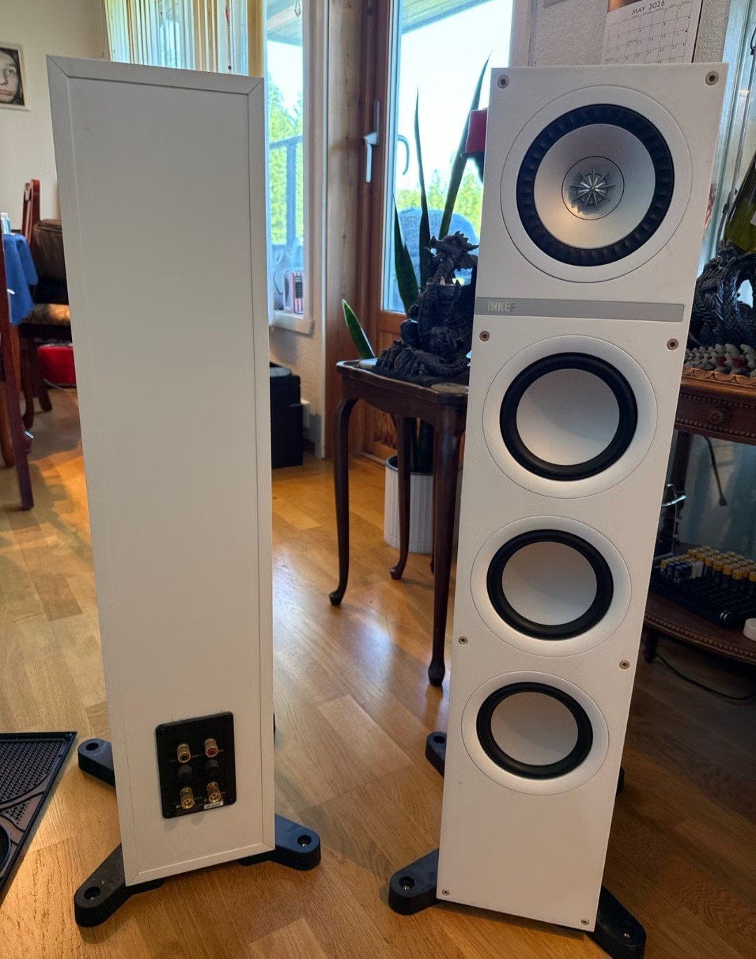 Kef Q500 Luidsprekers in nette staat wit, Ophalen of Verzenden