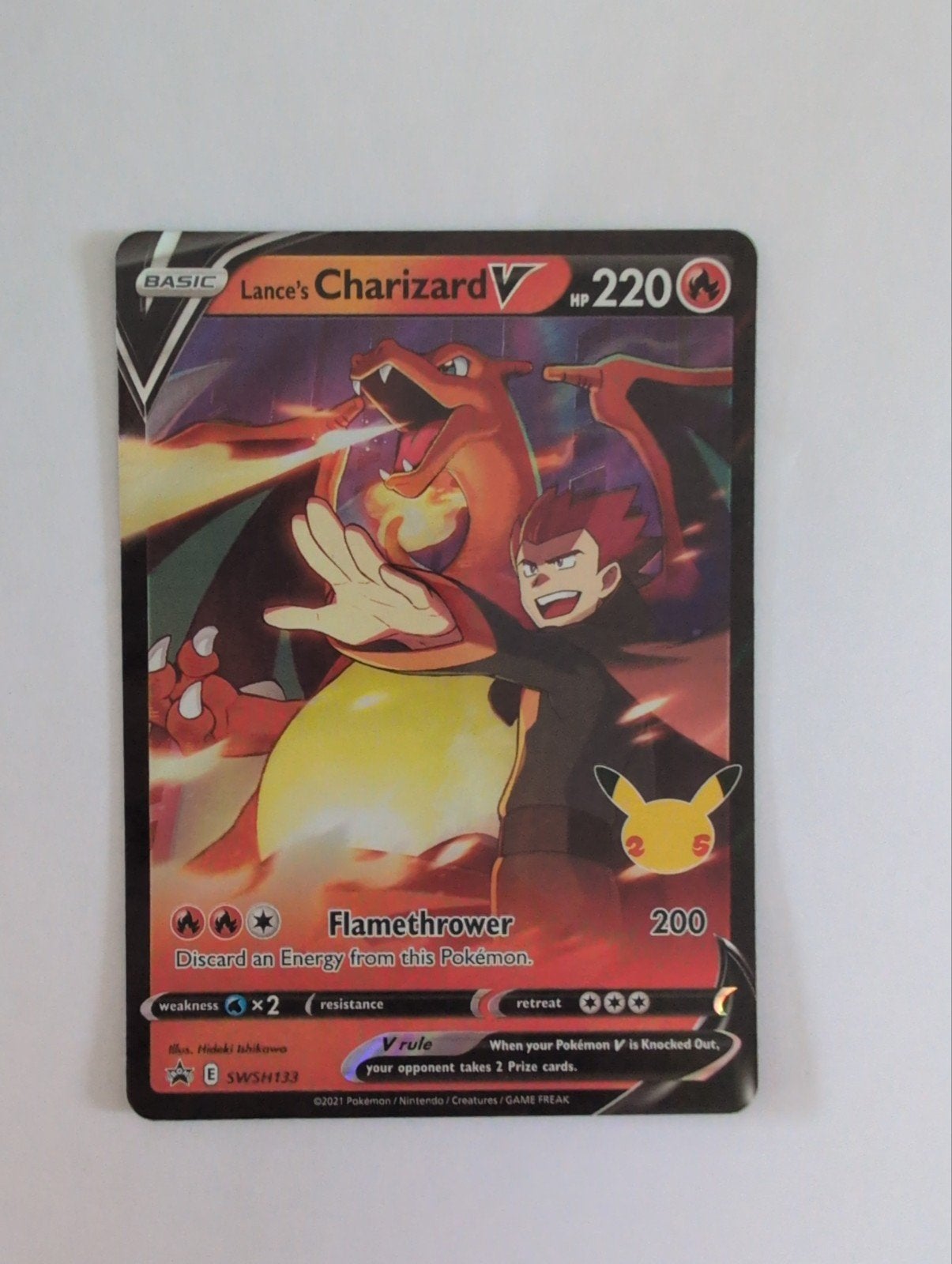 Lance's Charizard V Swsh133, Ophalen of Verzenden, Zo goed als nieuw