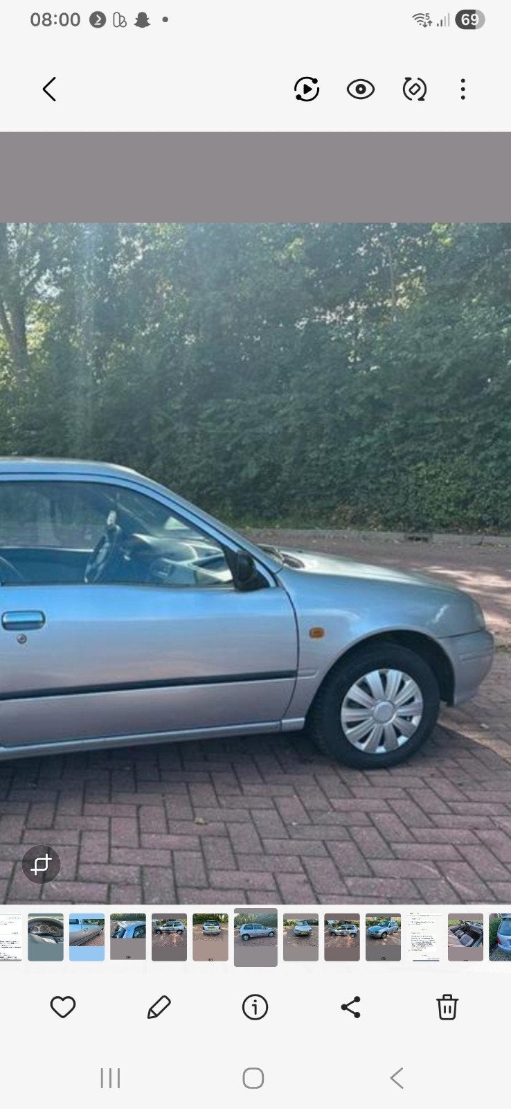 Starlet Spadbord gezocht!!, Ophalen of Verzenden, Rechts, Toyota, Spatbord