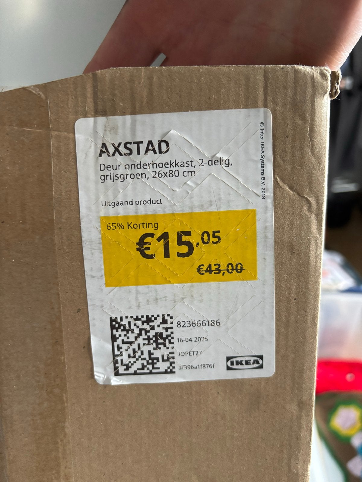 IKEA AXSTAD 905.639.67 onderhoekkast, Ophalen, Nieuw