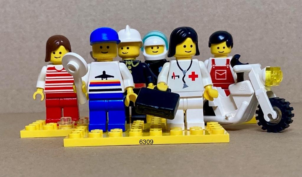 LEGO Vintage 6309 Town Mini Figures, Kinderen en Baby's, Ophalen of Verzenden, Gebruikt, Lego