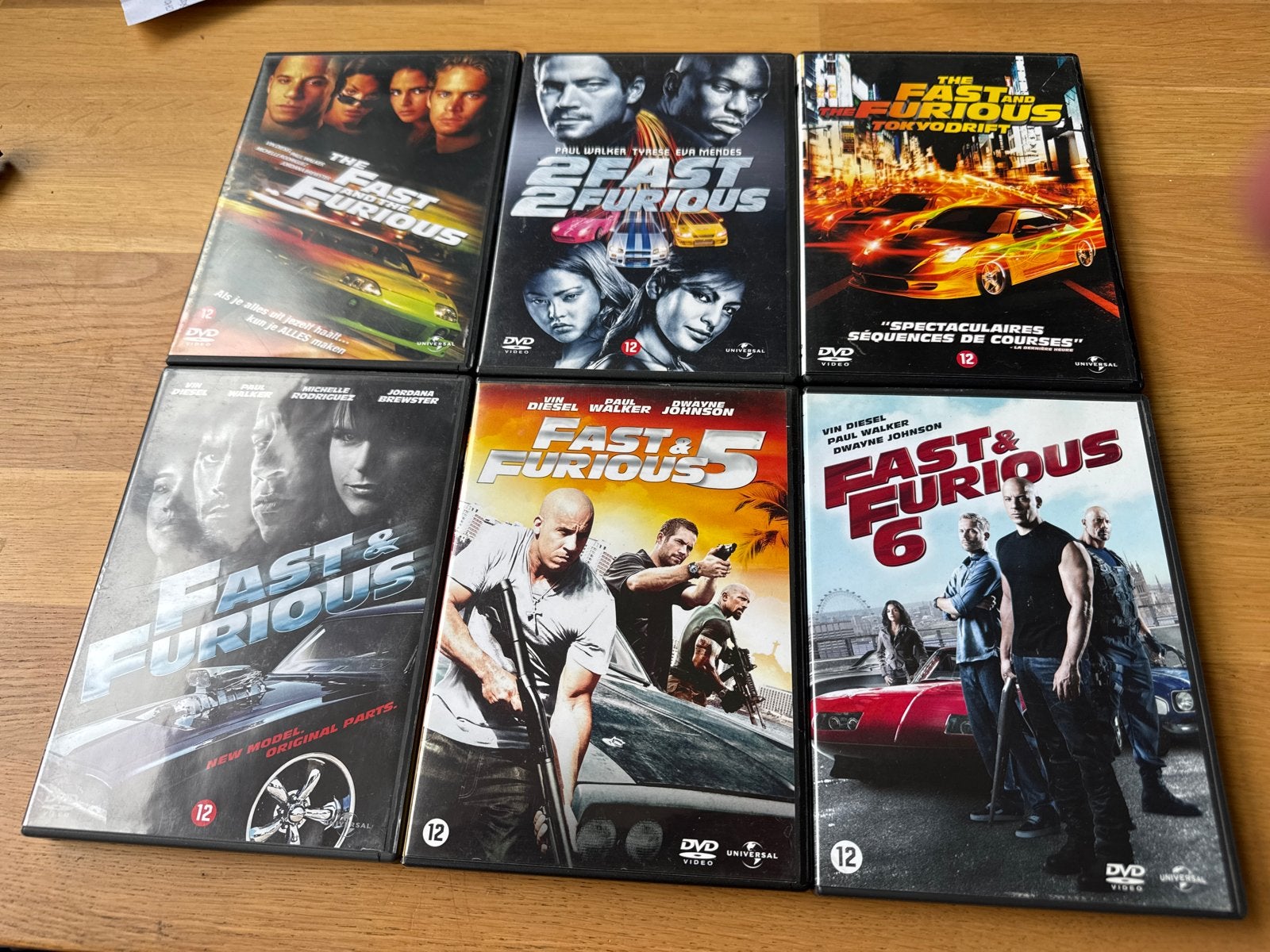 Fast & Furious DVD Collectie (Deel 1-6), Nederlands, Actiethriller, Ophalen of Verzenden, Vanaf 12 jaar