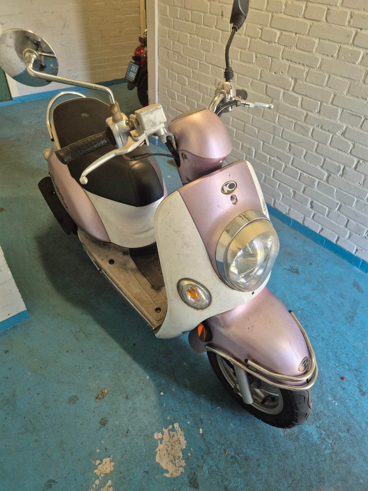 Kymco Sento Scooter - Roze/Wit - Gebruikt, Fietsen en Brommers, Snorfietsen en Snorscooters, Ophalen of Verzenden, Gebruikt, Benzine