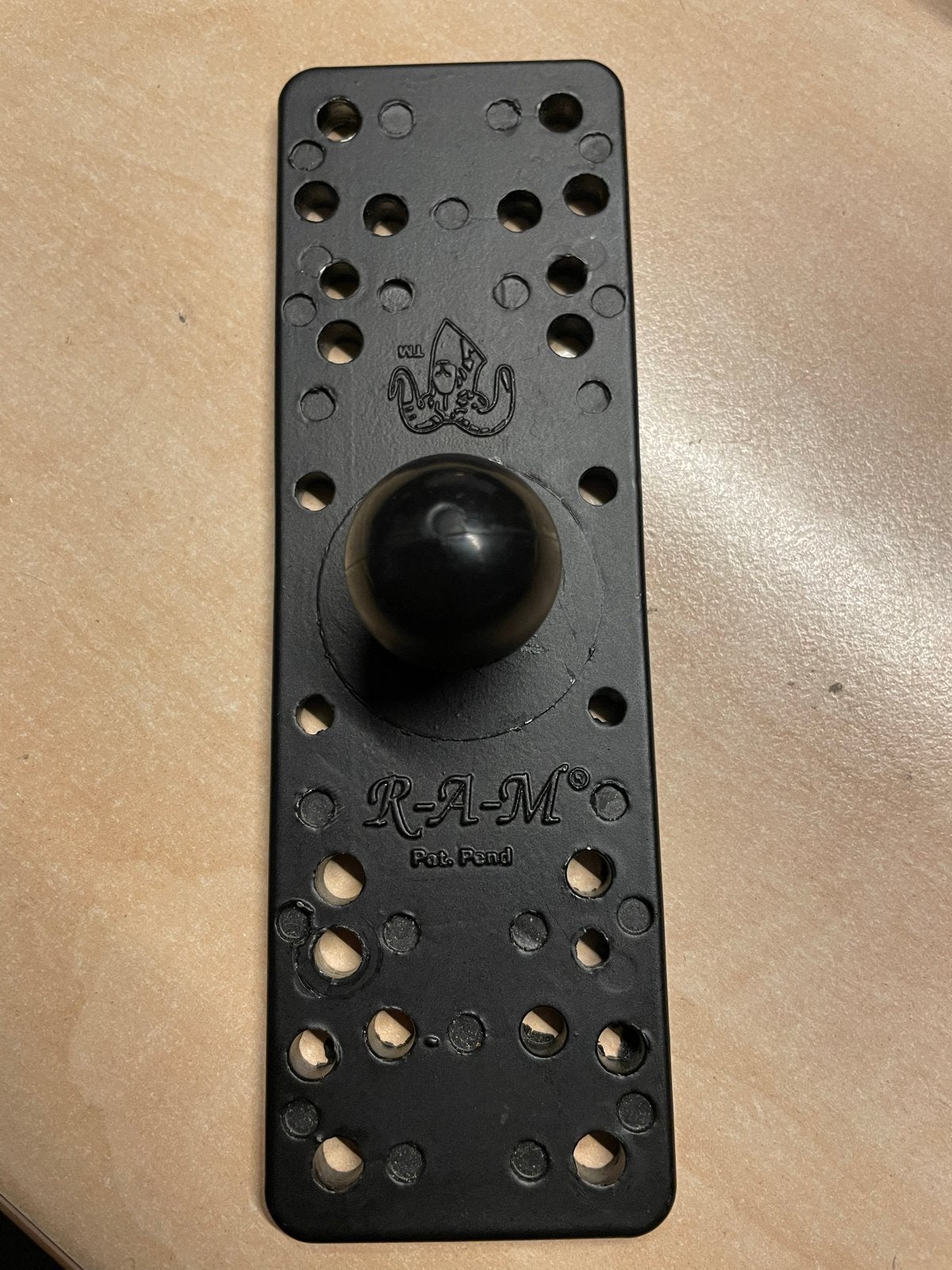 RAM Fishfinder Mount 1" Voetplaat 16x5 cm, Ophalen of Verzenden, Zo goed als nieuw, Overige typen