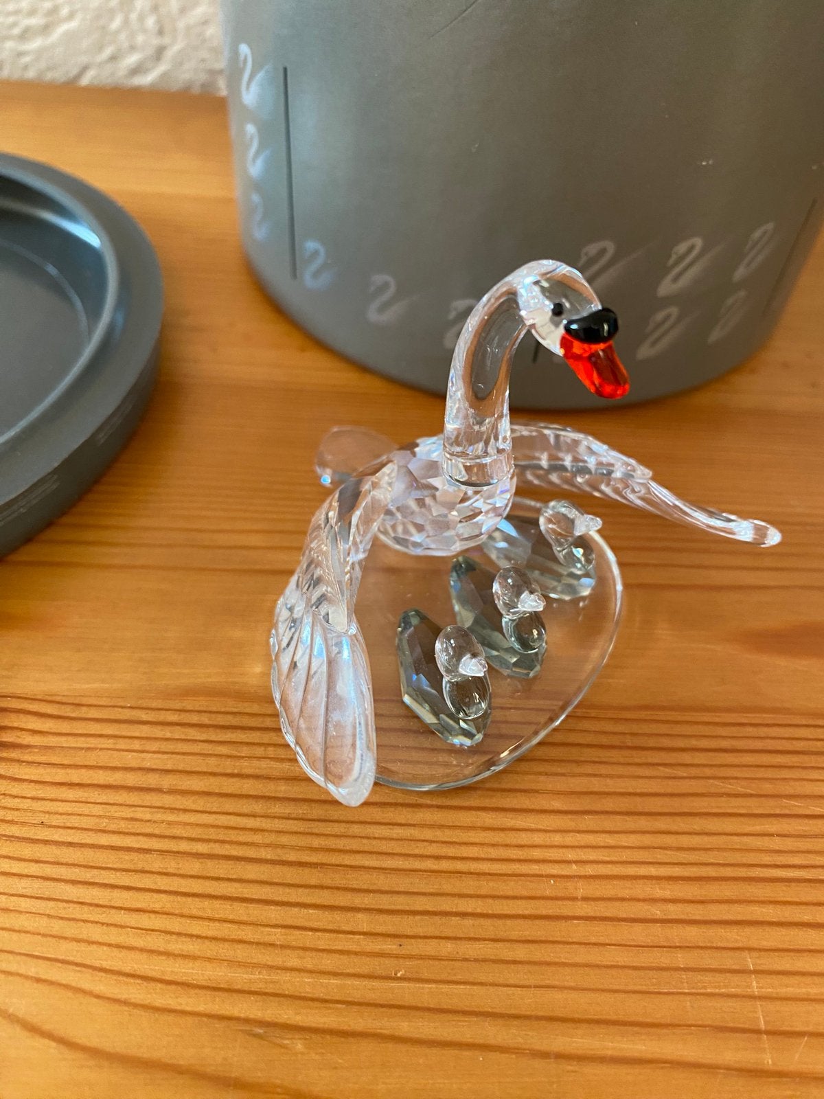 Swarovski Zwanen Familie Zwaan, Verzamelen, Ophalen of Verzenden, Zo goed als nieuw, Figuurtje