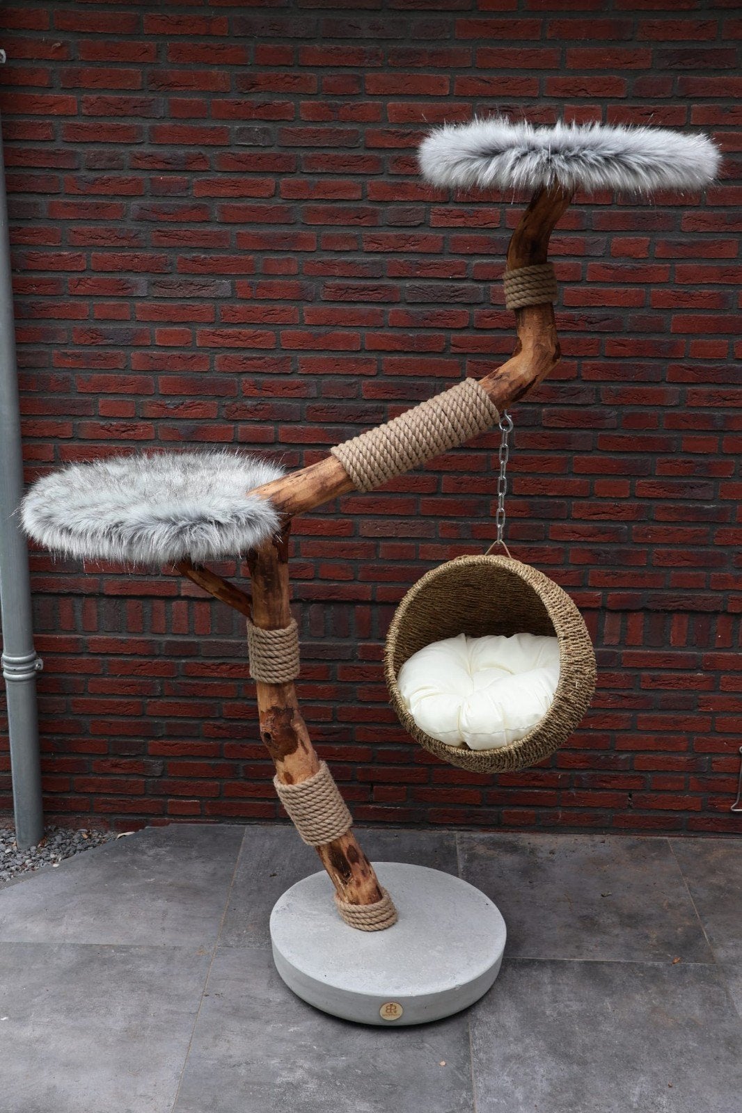 deze handgemaakte krappaal mooie duurzame materialen, Dieren en Toebehoren, Ophalen, Nieuw, Krabpaal