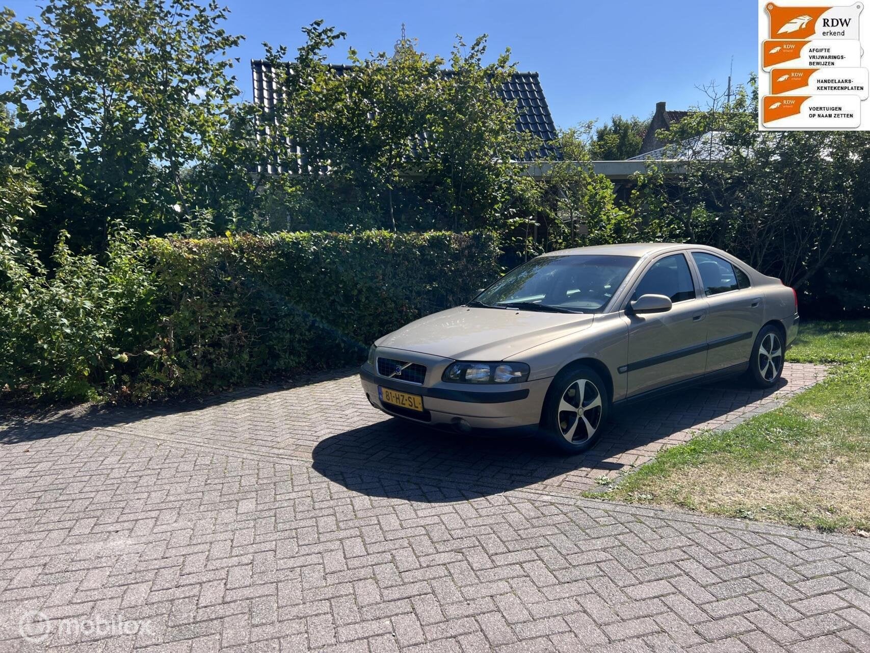 Sportieve Volvo S60 2.4 Edition LPG/G3 bj 2002, Auto's, Volvo, Voorwielaandrijving, Gebruikt, S60, Beige