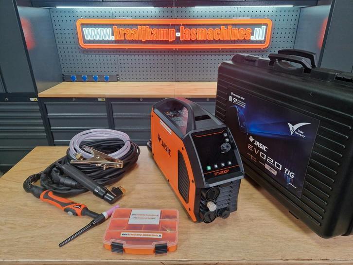 Nieuw Jasic Evo TIG 200P PFC DC + slangenpakket 5J garantie!, Doe-het-zelf en Verbouw, Gereedschap | Lasapparaten, Jasic Technology Co.