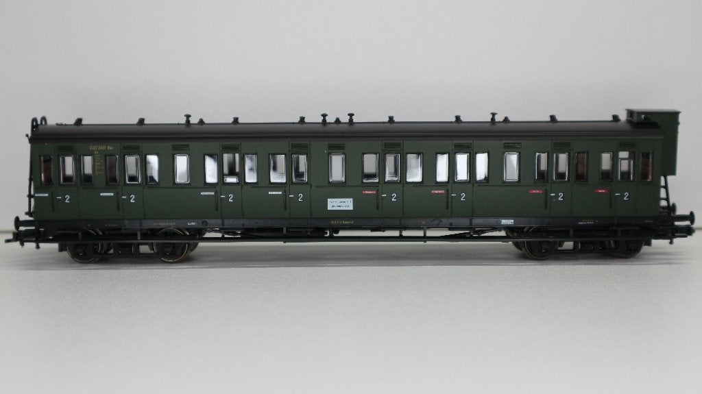 Coupérijtuig met remmershuisje  Deutsch Bahn, Gelijkstroom, Wagon, Zo goed als nieuw, Piko