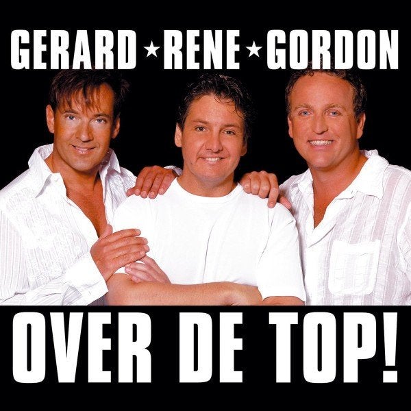 DE TOPPERS CD SINGLE OVER DE TOP RENE FROGER GORDON, Cd's en Dvd's, Cd Singles, Zo goed als nieuw, Pop, 6 singles of meer, Ophalen of Verzenden