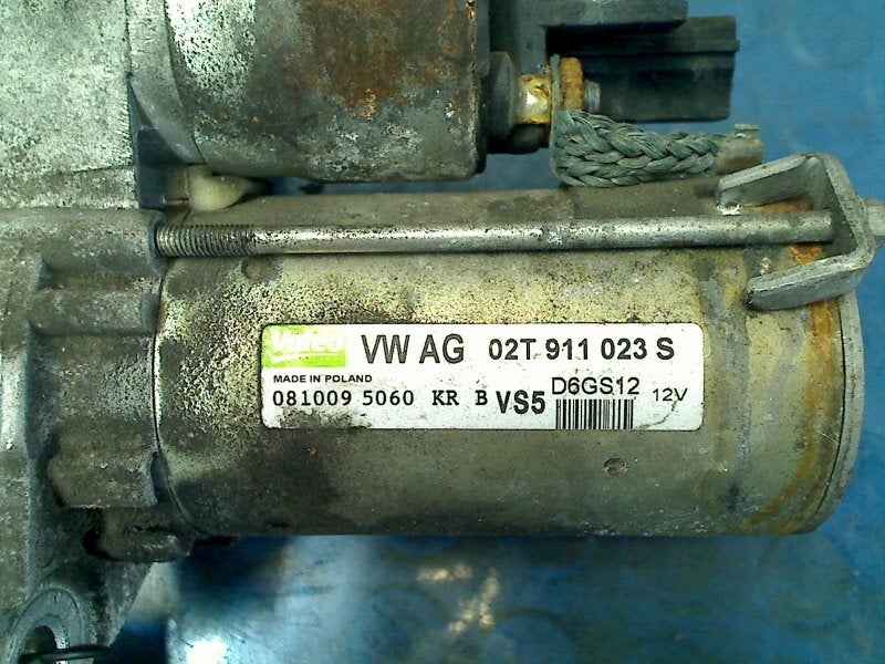 Startmotor Volkswagen Golf VI (5K1) 2009 02T911023S, Gebruikt, Volkswagen, Volkswagen AG, Kundenbetreuung@volkswagen.de