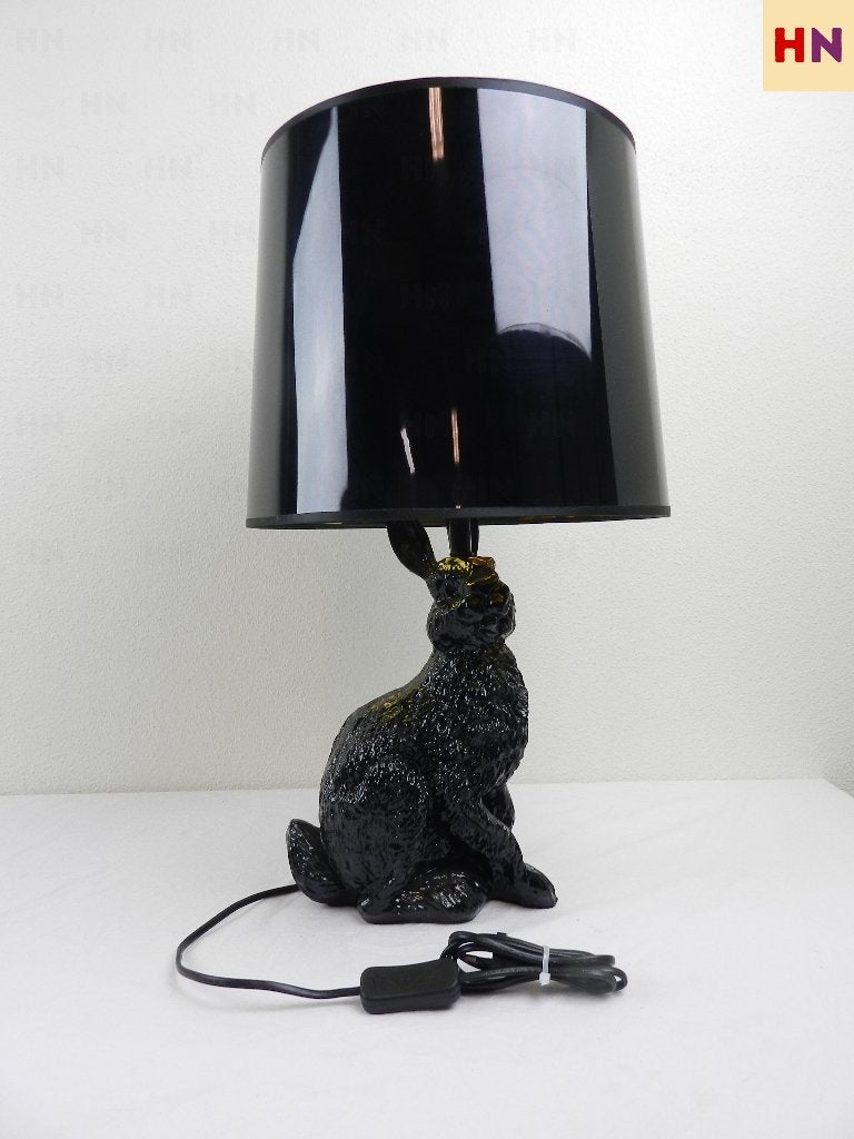Moooi Rabbit Lamp  Design tafellamp van Front  Zwart/Goud, Info@moooi.com, Gebruikt, Overige merken, Moooi B.V.