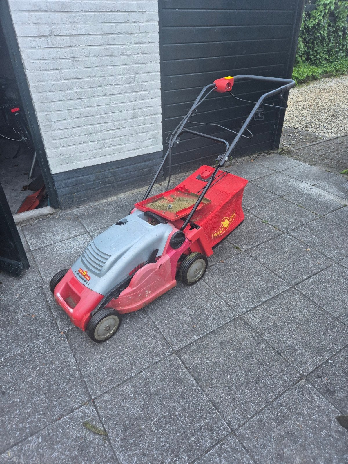 Wolf-Garten Power Edition 40 E-1 Elektrische Grasmaaier, Tuin en Terras, Grasmaaiers, Ophalen, Cirkelmaaier, Gebruikt, Elektrische grasmaaier