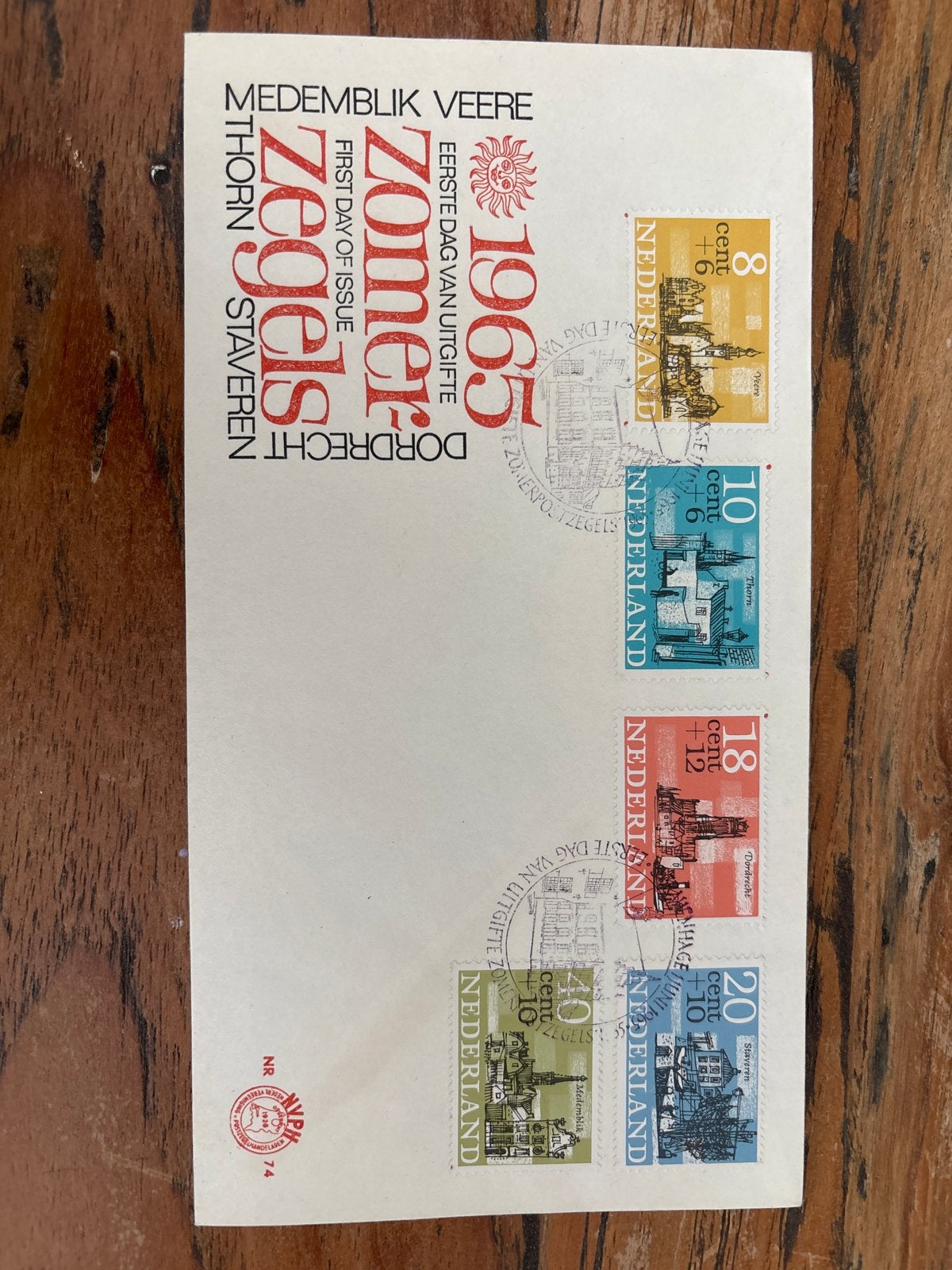 Zomerzegels 1965 Eerste Dag van Uitgifte, Ophalen of Verzenden, Beschreven, Nederland